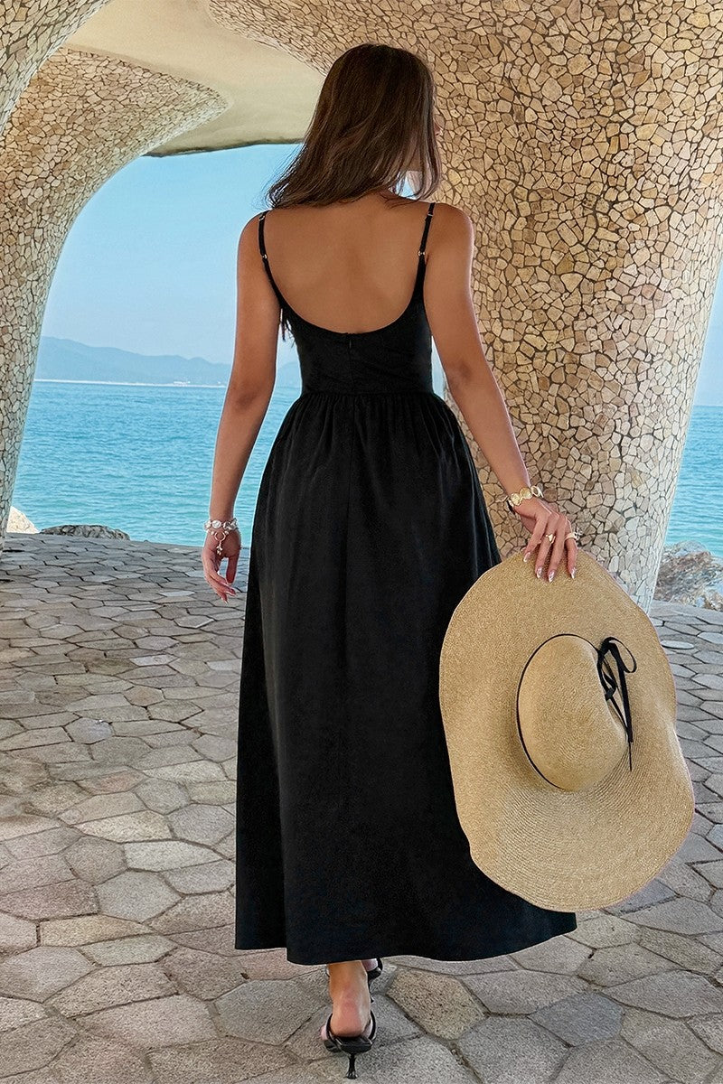 Spaghetti Strap Long Dress
