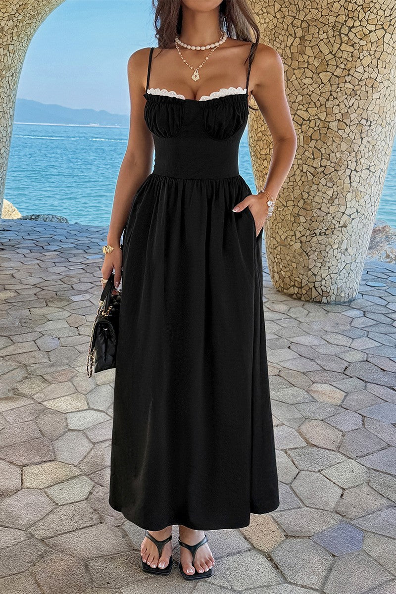 Spaghetti Strap Long Dress
